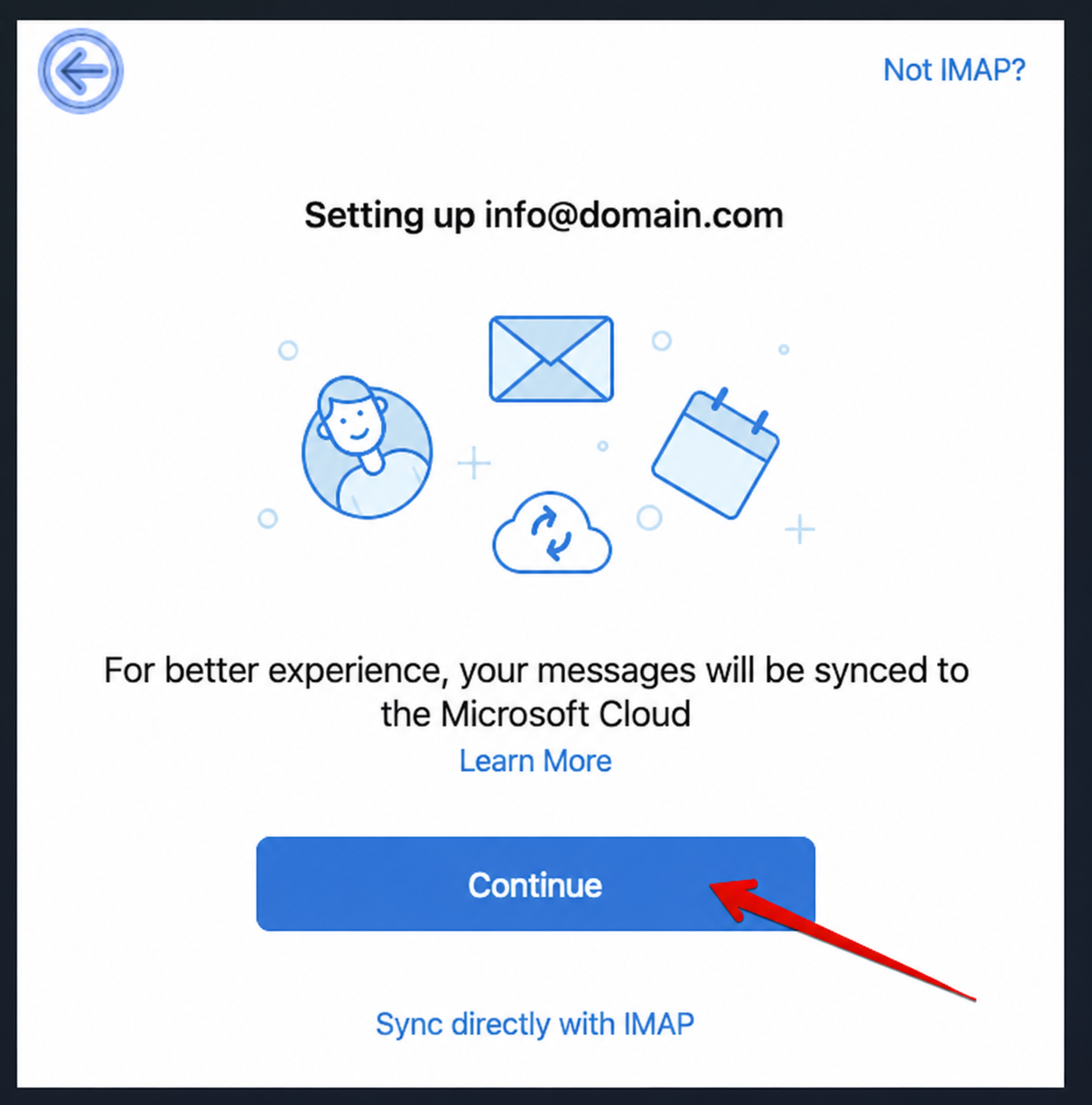 Review Microsoft Cloud synchronization